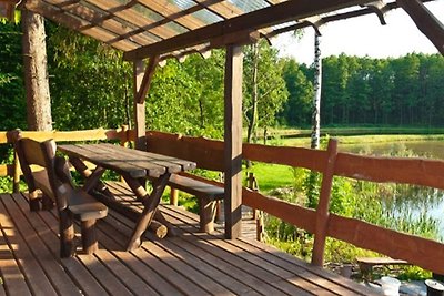 Wald-Cottage in Laudanszczyzna in Flussnähe