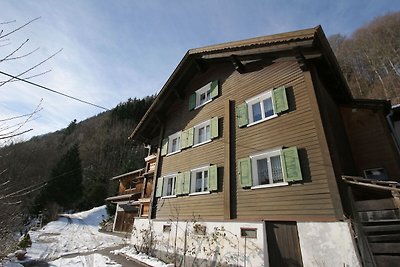 Knus appartement in Tschagguns met een houten...