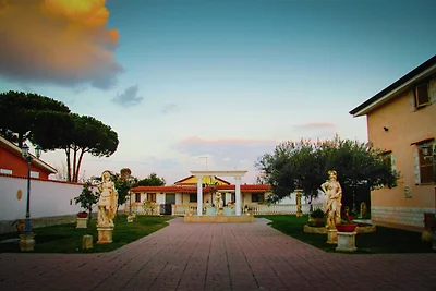 Palazzo rustico con barbecue