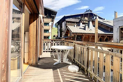 Appartamento a Les Gets con vista dal balcone