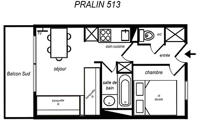 Appartamento a Méribel vicino alle piste da...