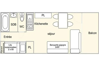 Appartement in het centrum van het resort met...