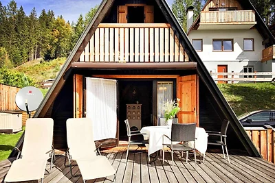 Hut near Lake Traboch and Eisenerz Alps