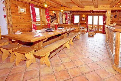 Holzchalet im Skigebiet Paradiski