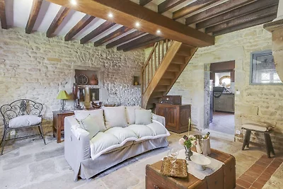Burgundisches Bauernhaus in Talon mit Kamin