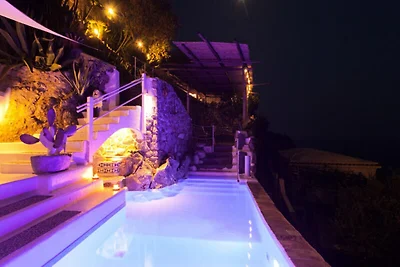 Villa a Praiano con vista sul tramonto