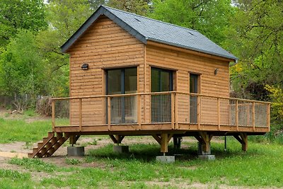 Nieuw tiny house met uitzicht op het meer