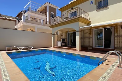 Villa in Nerja mit Pool am El Playazo Strand