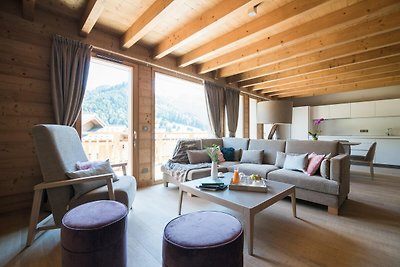 Leuk chalet met open haard in Megève