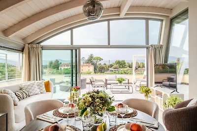 Penthouse in Lucca mit Terrasse und Aussicht