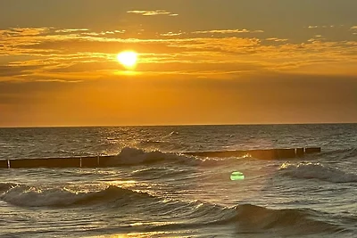 Wohnung nahe Ostsee mit Balkonblick