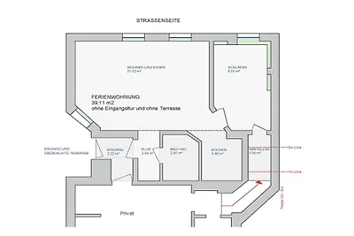 Ferienwohnung mit 1 Schlafzimmer
