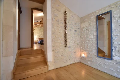 Ferienhaus mit Pool in Verteillac