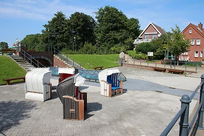 Ferienhaus in Dornum mit Garten