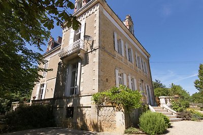 Upscale Mansion in Brouchaud with Views Acros...