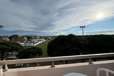 Appartement vlakbij het strand met balkon