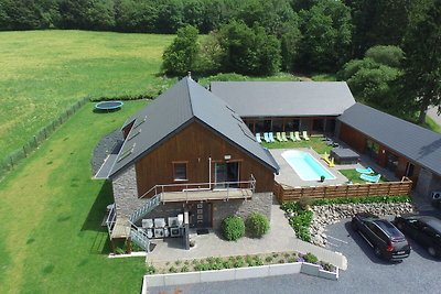 Plush Villa in Manhay with Heated Pool & Well...