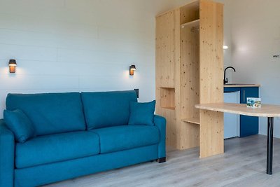 Nieuw tiny house met uitzicht op het meer