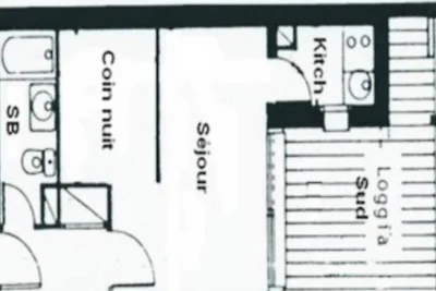 Studio für 4 Personen