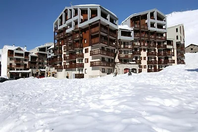 Wohnung in Tignes mit Bergblick