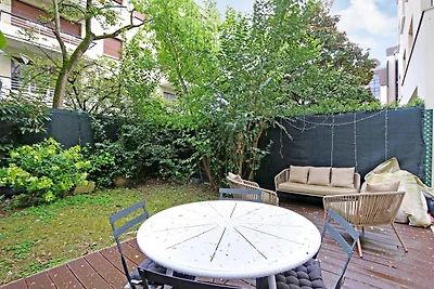 Gezellig appartement met tuin...