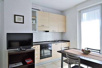 Snug apartment in Dervio with balcony or...
