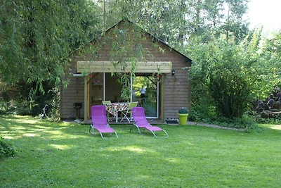 Accogliente chalet a Ponchel con laghetto