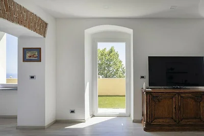 Panoramę Genui z tarasem