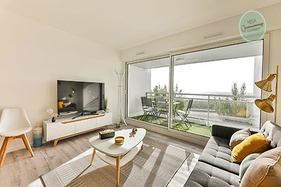 Apartment am Meer mit Balkon