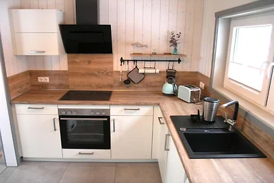 Vakantiehuis met sauna op vakantiepark Mirow