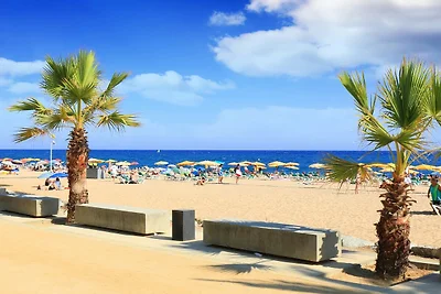 Een paradijs aan het strand in het centrum