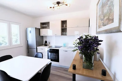 Ferienwohnung auf Čiovo mit großem Balkon