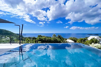 Villa a Bouillante con piscina a sfioro