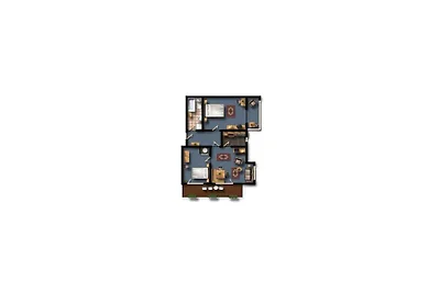 Vakantieappartement met 1 slaapkamer