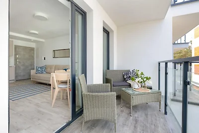 Schöne Wohnung mit Balkon, in Strandnähe, mit...