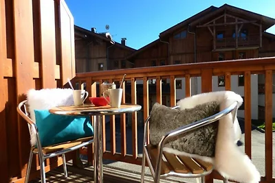 Apartment in Les Saisies mit Pool und Spa