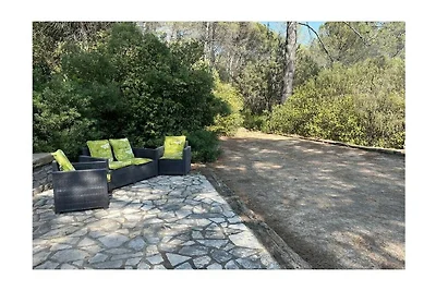 Ferienhaus in Carcès mit Badminton