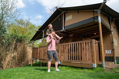 XL Glampingtent met badkamer in Lathum