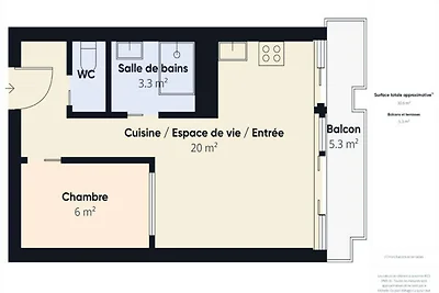 Wohnung in Arzon in der Nähe des Strandes...