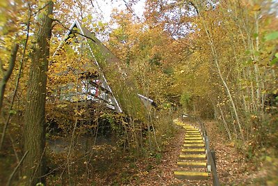 Pittoresk chalet in Petithan met overdekt...