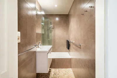 Appartement aan de kust met strandtoegang
