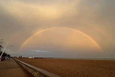 Strandapartment mit Außenbereich