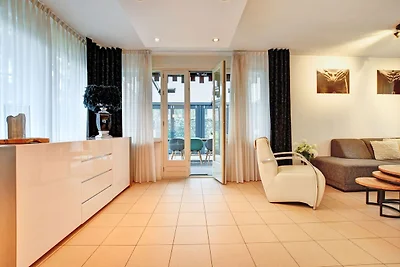 Ferienhaus mit einer überdachten Terrasse