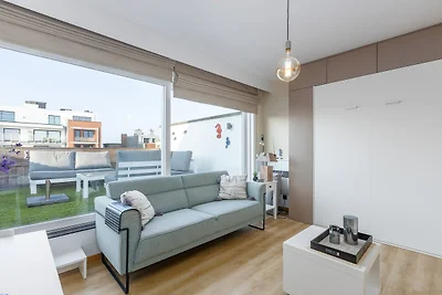 Renoviertes Studio mit Dachterrasse in...