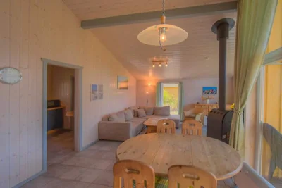 Vakantiehuis met sauna op vakantiepark Mirow
