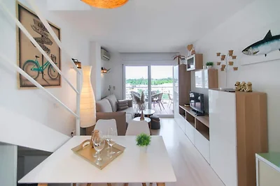 Apartment in Roses mit Blick auf den Kanal un...