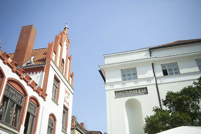 Wohnung in Wismar mit Garten