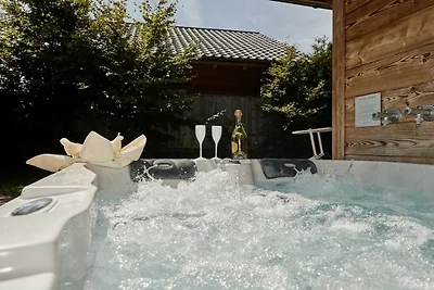 Hütte in Ainring mit Schwimmbecken