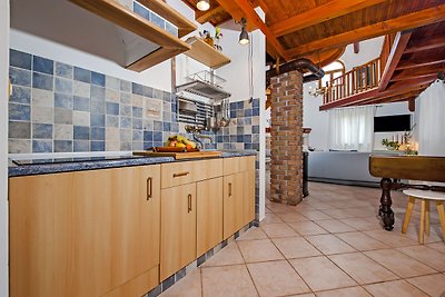 Ferienhaus auf dem Land mit Terrasse und Gart...