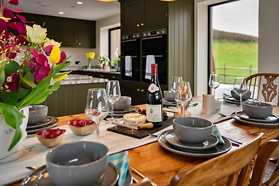 Luxe lodge met zwemspa voor 8 personen